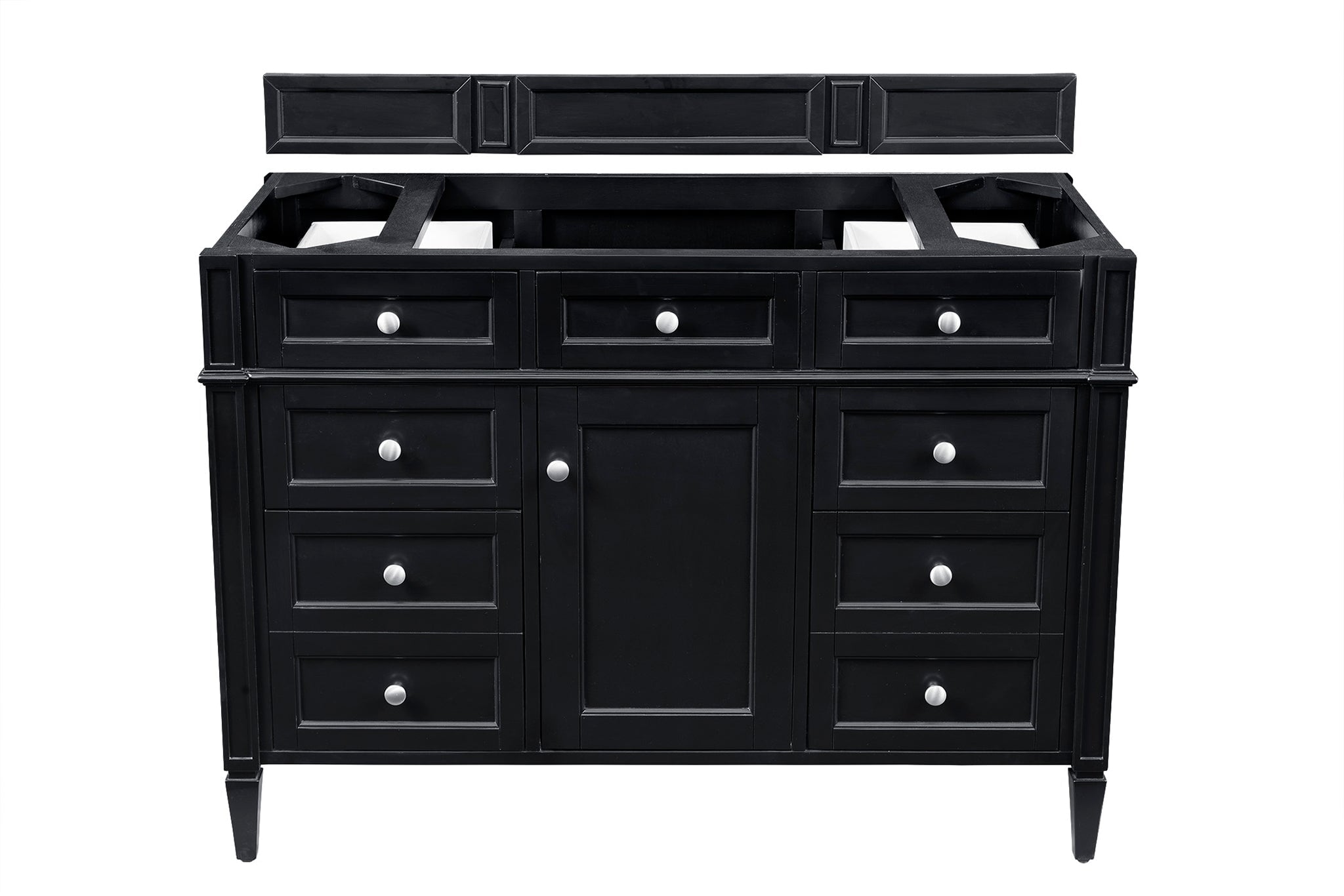 James Martin Vanities - Brittany 48" Single Bathroom Vanity in Black Onyx - 650 - V48 - BKO - Home Luxury USA