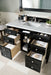 James Martin Vanities - Brittany 48" Single Bathroom Vanity in Black Onyx - 650 - V48 - BKO - Home Luxury USA