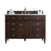 James Martin Vanities - Brittany 48" Single Bathroom Vanity in Burnished Mahogany - 650 - V48 - BNM - 3AF - Home Luxury USA