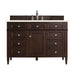 James Martin Vanities - Brittany 48" Single Bathroom Vanity in Burnished Mahogany - 650 - V48 - BNM - 3EMR - Home Luxury USA