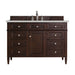 James Martin Vanities - Brittany 48" Single Bathroom Vanity in Burnished Mahogany - 650 - V48 - BNM - 3ESR - Home Luxury USA