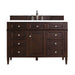 James Martin Vanities - Brittany 48" Single Bathroom Vanity in Burnished Mahogany - 650 - V48 - BNM - 3WZ - Home Luxury USA