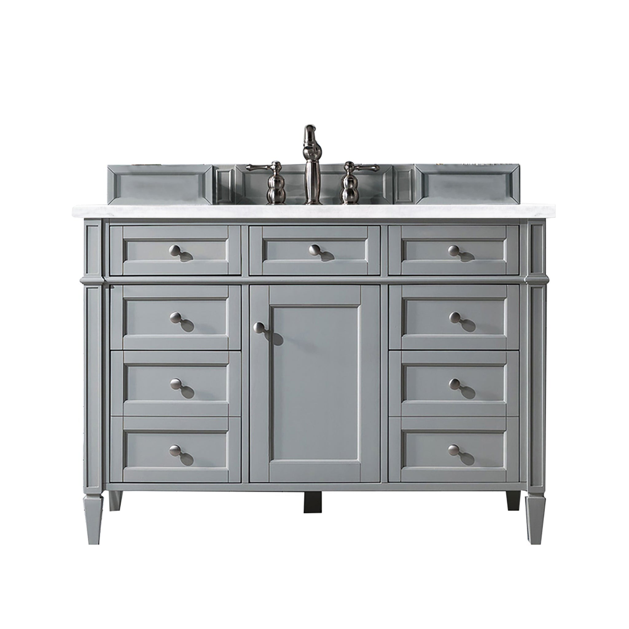 James Martin Vanities - Brittany 48" Single Bathroom Vanity in Urban Gray - 650 - V48 - UGR - 3AF - Home Luxury USA