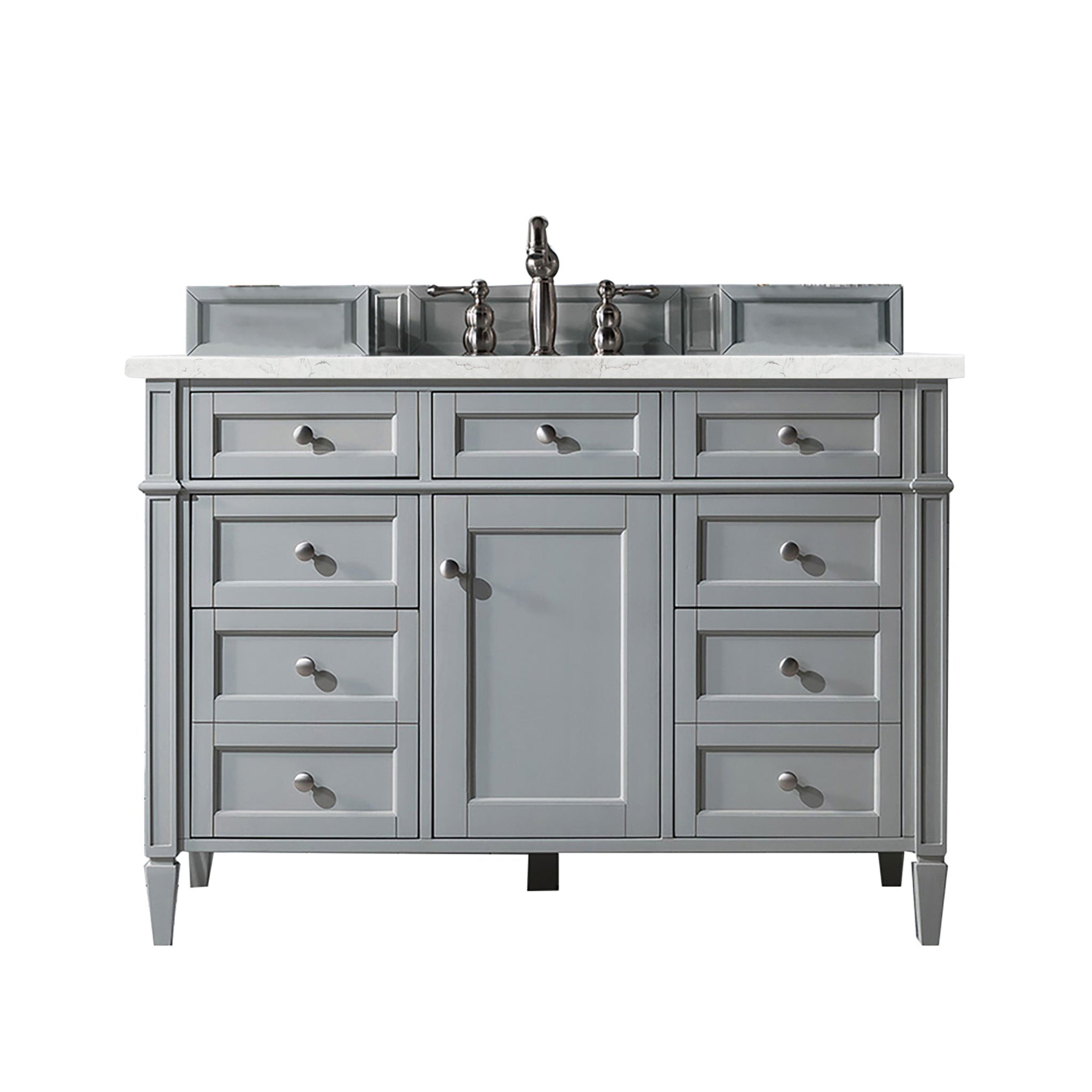 James Martin Vanities - Brittany 48" Single Bathroom Vanity in Urban Gray - 650 - V48 - UGR - 3EJP - Home Luxury USA