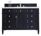 James Martin Vanities - Brittany 48" Single Bathroom Vanity in Victory Blue - 650 - V48 - VBL - 3AF - Home Luxury USA