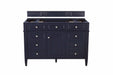 James Martin Vanities - Brittany 48" Single Bathroom Vanity in Victory Blue - 650 - V48 - VBL - Home Luxury USA