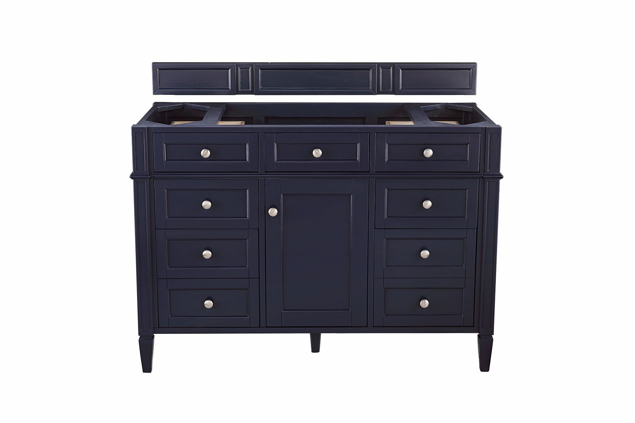 James Martin Vanities - Brittany 48" Single Bathroom Vanity in Victory Blue - 650 - V48 - VBL - Home Luxury USA