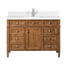 James Martin Vanities - Brittany 48" Single Vanity Cabinet in Saddle Brown - 650 - V48 - SBR - 1WZ - Home Luxury USA