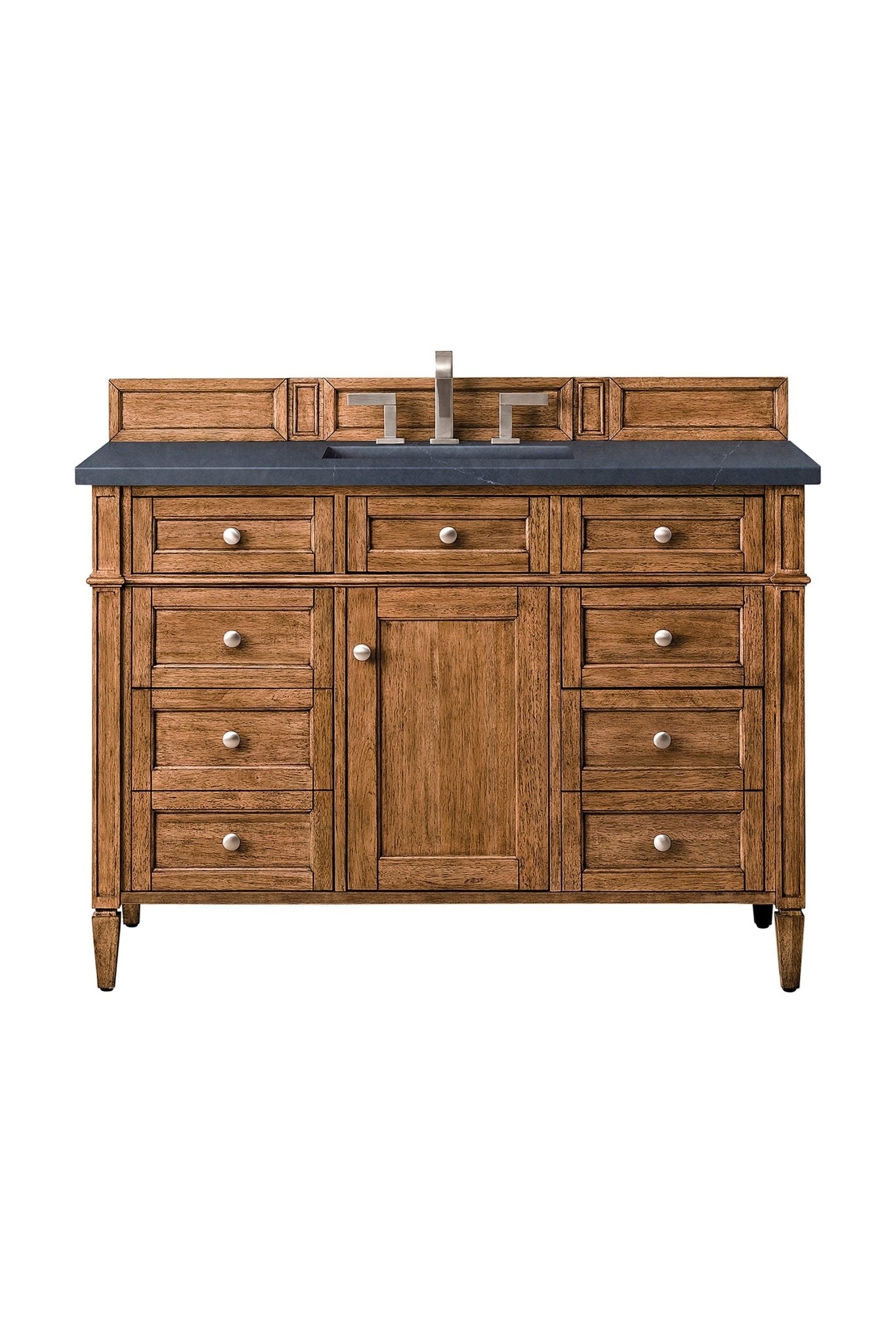 James Martin Vanities - Brittany 48" Single Vanity Cabinet in Saddle Brown - 650 - V48 - SBR - 3CSP - Home Luxury USA