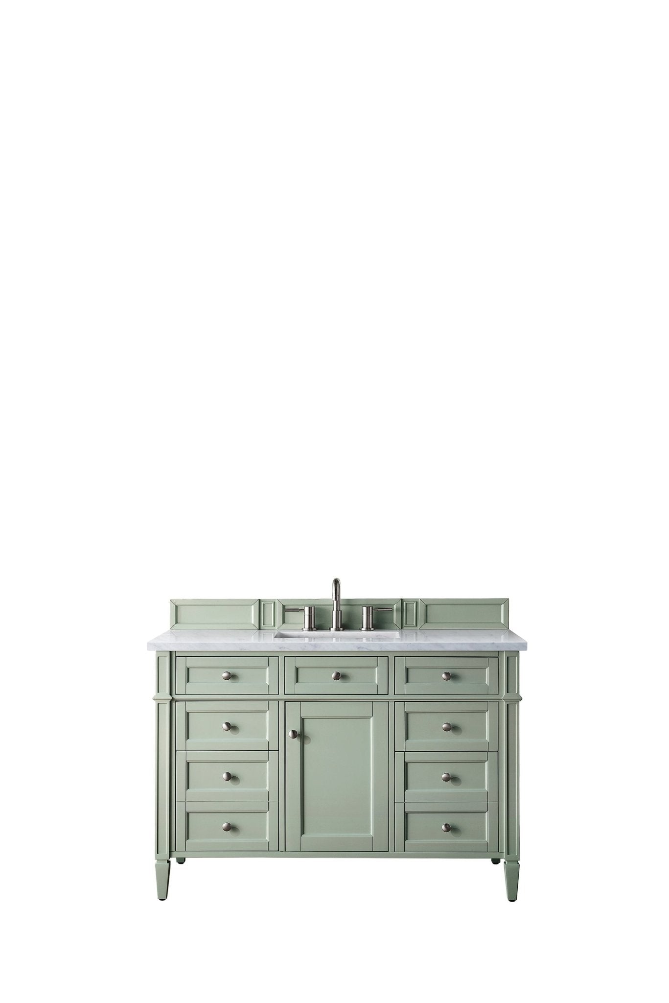 James Martin Vanities - Brittany 48" Single Vanity Cabinet in Sage Green - 650 - V48 - SGR - 3AF - Home Luxury USA