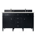 James Martin Vanities - Brittany 60" Double Bathroom Vanity in Black Onyx - 650 - V60D - BKO - 3LDL - Home Luxury USA