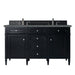 James Martin Vanities - Brittany 60" Double Bathroom Vanity in Black Onyx - 650 - V60D - BKO - 3PBL - Home Luxury USA