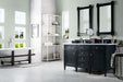 James Martin Vanities - Brittany 60" Double Bathroom Vanity in Black Onyx - 650 - V60D - BKO - Home Luxury USA