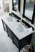 James Martin Vanities - Brittany 60" Double Bathroom Vanity in Black Onyx - 650 - V60D - BKO - Home Luxury USA