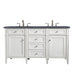 James Martin Vanities - Brittany 60" Double Bathroom Vanity in Bright White - 655 - V60D - BW - 3CSP - Home Luxury USA