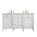 James Martin Vanities - Brittany 60" Double Bathroom Vanity in Bright White - 655 - V60D - BW - 3ESR - Home Luxury USA