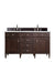 James Martin Vanities - Brittany 60" Double Bathroom Vanity in Burnished Mahogany - 650 - V60D - BNM - 3ENC - Home Luxury USA