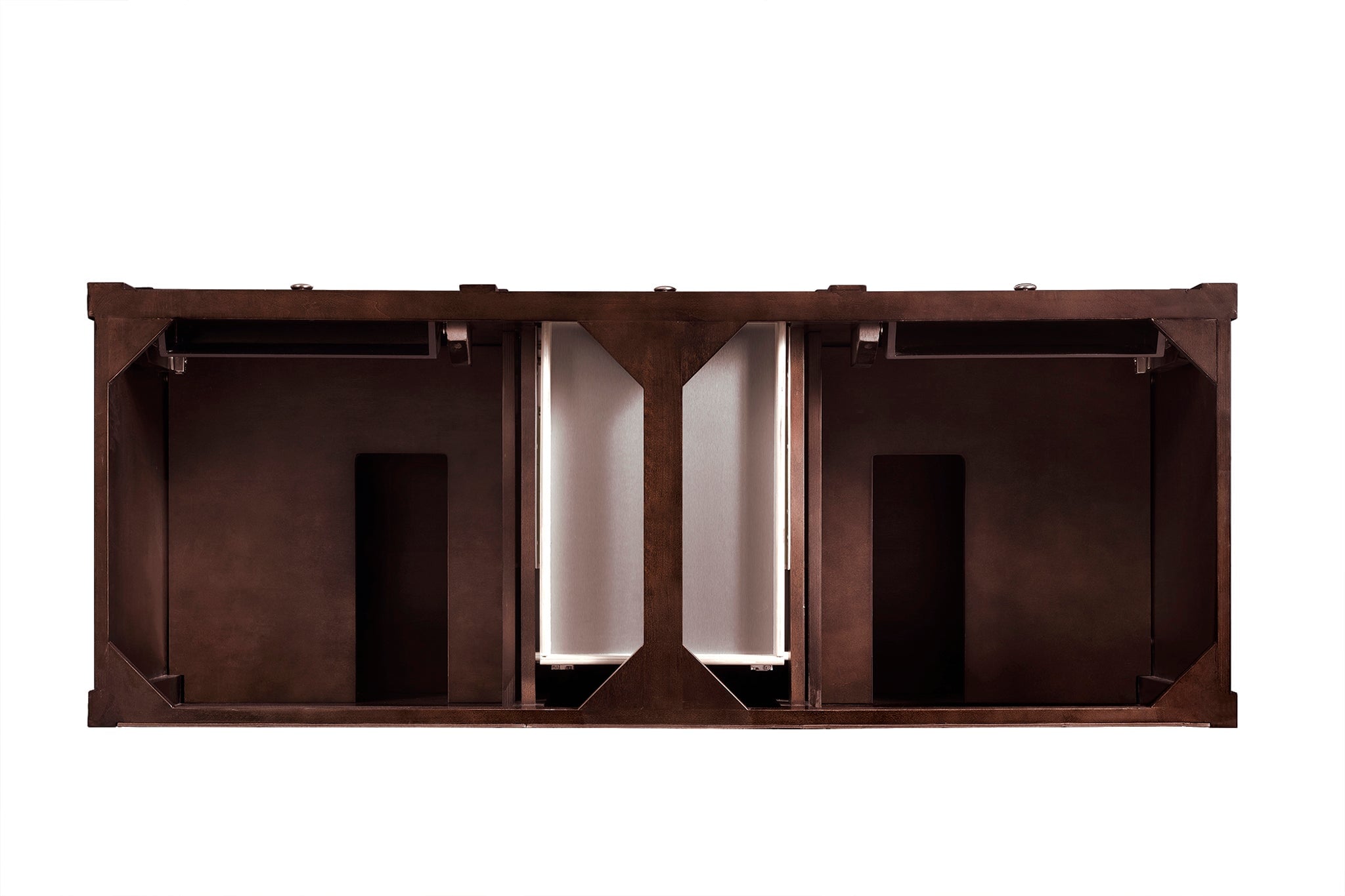 James Martin Vanities - Brittany 60" Double Bathroom Vanity in Burnished Mahogany - 650 - V60D - BNM - Home Luxury USA