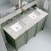 James Martin Vanities - Brittany 60" Double Bathroom Vanity in Smokey Celadon - 650 - V60D - SC - 3EJP - Home Luxury USA