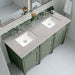 James Martin Vanities - Brittany 60" Double Bathroom Vanity in Smokey Celadon - 650 - V60D - SC - 3ESR - Home Luxury USA