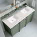 James Martin Vanities - Brittany 60" Double Bathroom Vanity in Smokey Celadon - 650 - V60D - SC - 3WZ - Home Luxury USA