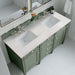 James Martin Vanities - Brittany 60" Double Bathroom Vanity in Smokey Celadon - 650 - V60D - SC - Home Luxury USA