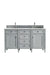 James Martin Vanities - Brittany 60" Double Bathroom Vanity in Urban Gray - 650 - V60D - UGR - 3ENC - Home Luxury USA