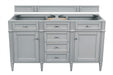 James Martin Vanities - Brittany 60" Double Bathroom Vanity in Urban Gray - 650 - V60D - UGR - Home Luxury USA