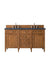 James Martin Vanities - Brittany 60" Double Vanity Cabinet in Saddle Brown - 650 - V60D - SBR - 3CSP - Home Luxury USA