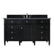 James Martin Vanities - Brittany 60" Single Bathroom Vanity in Black Onyx - 650 - V60S - BKO - 3CSP - Home Luxury USA