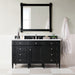 James Martin Vanities - Brittany 60" Single Bathroom Vanity in Black Onyx - 650 - V60S - BKO - Home Luxury USA