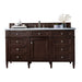 James Martin Vanities - Brittany 60" Single Bathroom Vanity in Burnished Mahogany - 650 - V60s - BNM - 3AF - Home Luxury USA