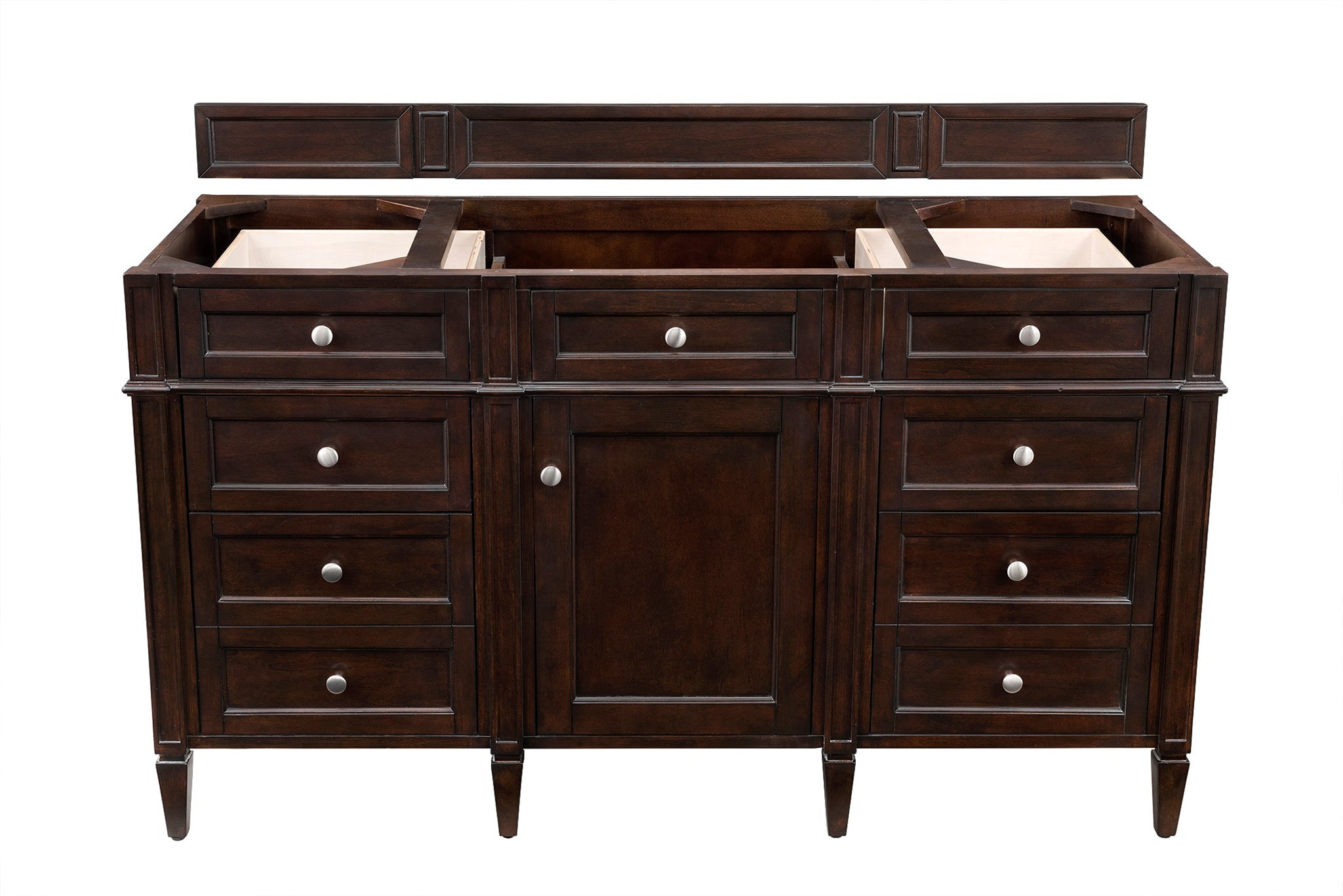 James Martin Vanities - Brittany 60" Single Bathroom Vanity in Burnished Mahogany - 650 - V60s - BNM - Home Luxury USA