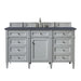 James Martin Vanities - Brittany 60" Single Bathroom Vanity in Urban Gray - 650 - V60s - UGR - 3CSP - Home Luxury USA