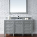 James Martin Vanities - Brittany 60" Single Bathroom Vanity in Urban Gray - 650 - V60s - UGR - Home Luxury USA