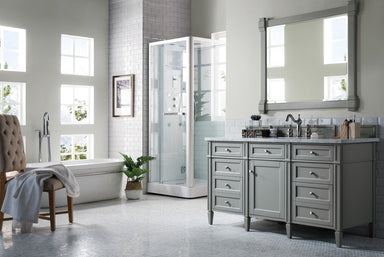 James Martin Vanities - Brittany 60" Single Bathroom Vanity in Urban Gray - 650 - V60s - UGR - Home Luxury USA