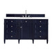 James Martin Vanities - Brittany 60" Single Bathroom Vanity in Victory Blue - 650 - V60S - VBL - 3AF - Home Luxury USA