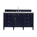 James Martin Vanities - Brittany 60" Single Bathroom Vanity in Victory Blue - 650 - V60S - VBL - 3VSL - Home Luxury USA