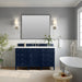 James Martin Vanities - Brittany 60" Single Bathroom Vanity in Victory Blue - 650 - V60S - VBL - Home Luxury USA