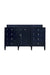 James Martin Vanities - Brittany 60" Single Bathroom Vanity in Victory Blue - 650 - V60S - VBL - Home Luxury USA