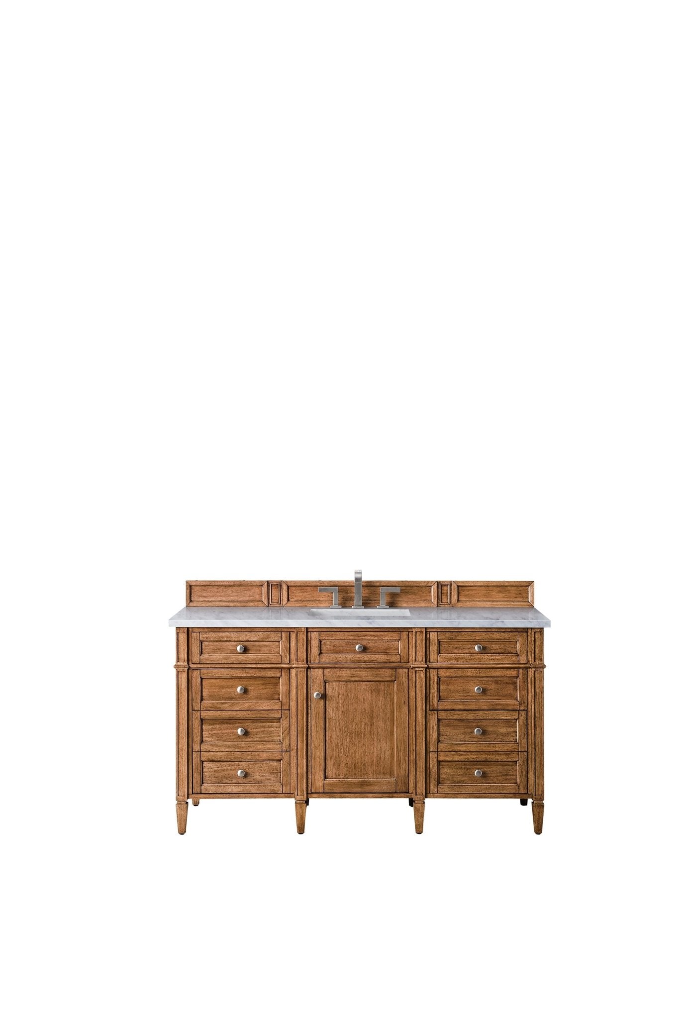 James Martin Vanities - Brittany 60" Single Vanity Cabinet in Saddle Brown - 650 - V60S - SBR - 3EJP - Home Luxury USA