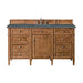 James Martin Vanities - Brittany 60" Single Vanity Cabinet in Saddle Brown - 650 - V60S - SBR - 3PBL - Home Luxury USA