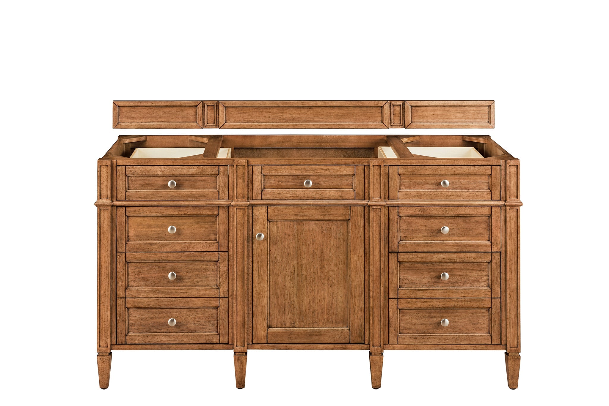 James Martin Vanities - Brittany 60" Single Vanity Cabinet in Saddle Brown - 650 - V60S - SBR - Home Luxury USA