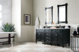 James Martin Vanities - Brittany 72" Double Bathroom Vanity in Black Onyx - 650 - V72 - BKO - Home Luxury USA