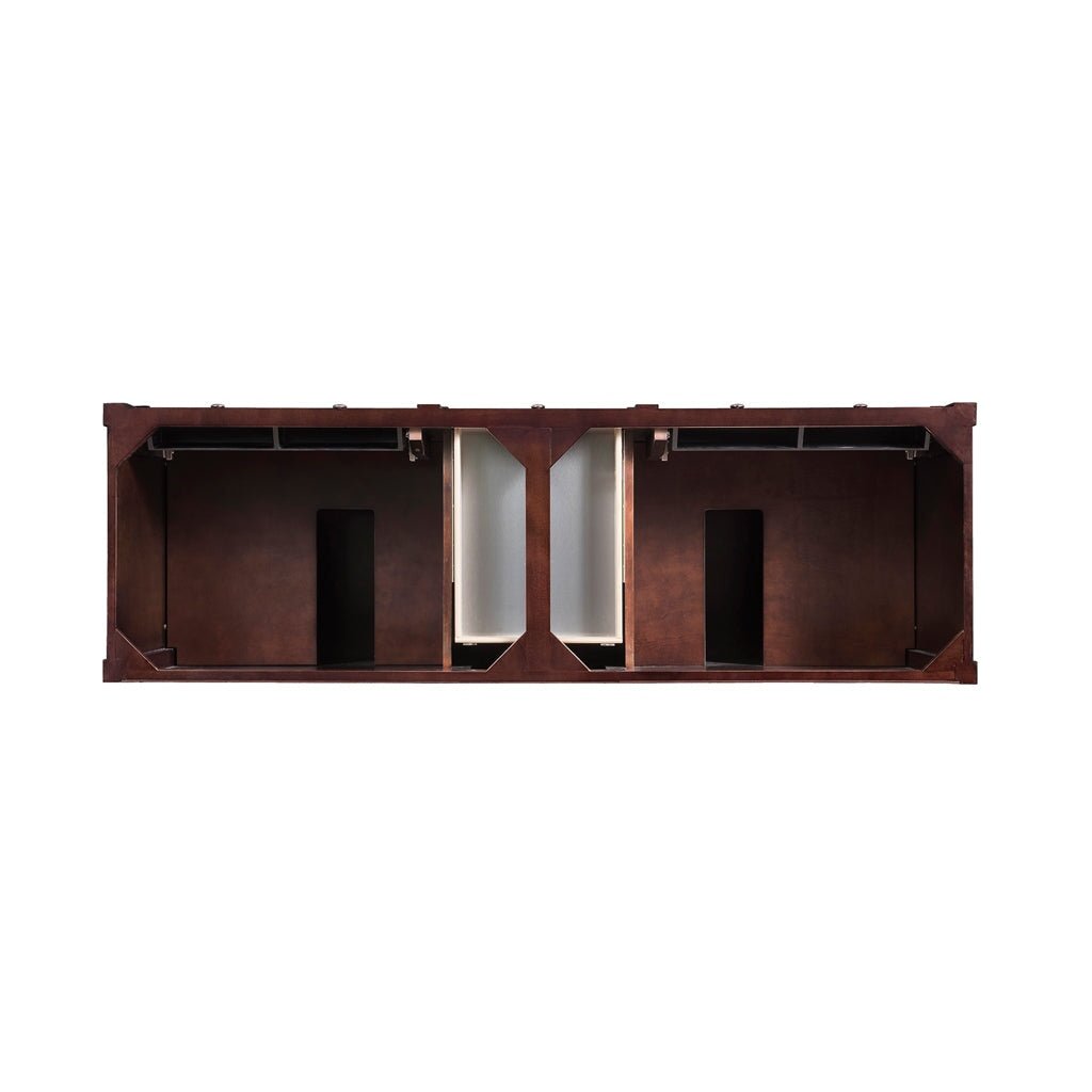 James Martin Vanities - Brittany 72" Double Bathroom Vanity in Burnished Mahogany - 650 - V72 - BNM - Home Luxury USA