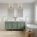 James Martin Vanities - Brittany 72" Double Bathroom Vanity in Smokey Celadon - 650 - V72 - SC - 3VSL - Home Luxury USA