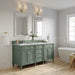 James Martin Vanities - Brittany 72" Double Bathroom Vanity in Smokey Celadon - 650 - V72 - SC - Home Luxury USA