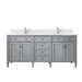 James Martin Vanities - Brittany 72" Double Bathroom Vanity in Urban Gray - 650 - V72 - UGR - 1WZ - Home Luxury USA