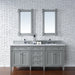 James Martin Vanities - Brittany 72" Double Bathroom Vanity in Urban Gray - 650 - V72 - UGR - 3AF - Home Luxury USA