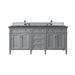 James Martin Vanities - Brittany 72" Double Bathroom Vanity in Urban Gray - 650 - V72 - UGR - 3CSP - Home Luxury USA